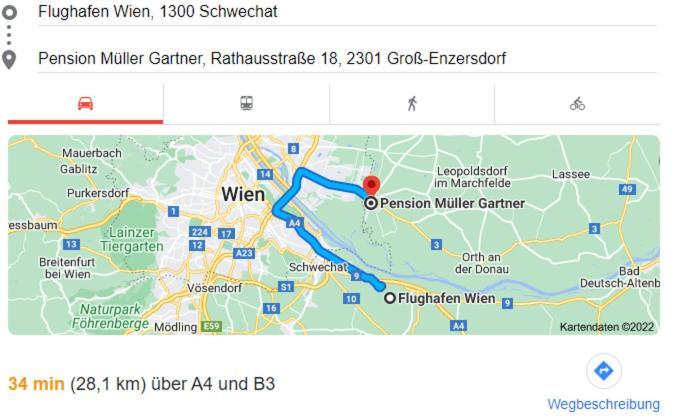 Pension Mueller Gartner Gross-Enzersdorf ภายนอก รูปภาพ